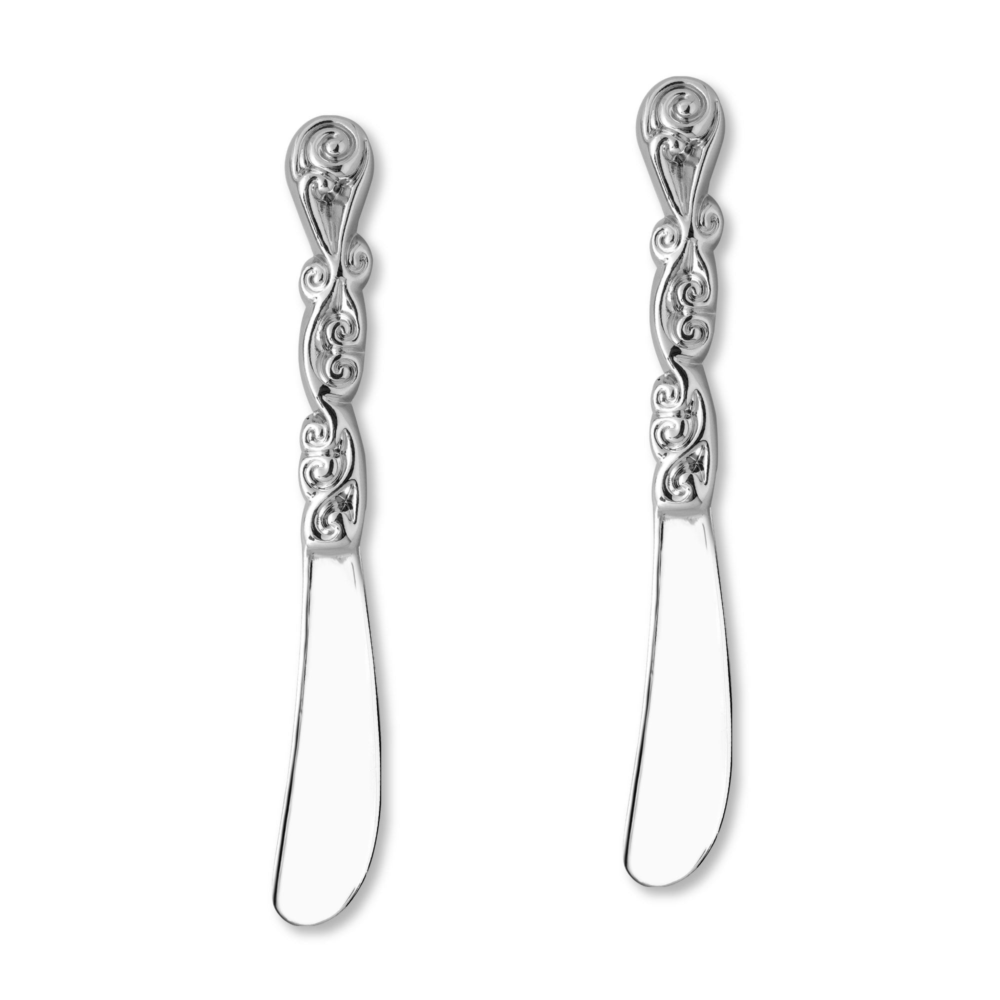 Mr. Spreader 2Piece Cheese Spreaders Zinc Alloy Butter Spreader Knife