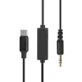 thumbnail image 2 of COMICA D-SPX(UC) TPE Proceso CNC Terminal chapado en oro de 3,5 mm para cable de audio TRS a cable de salida de interfaz USB-C, 2 of 8
