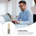 thumbnail image 3 of Raindrops 3Pcs USB Disk Protective Case Beige Thin Durable Protective Shell for USB Flash Drives, 3 of 6