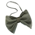 thumbnail image 2 of Fashion Bowknot Bag Canvas Shoulder Bag Girls Student Adjustable Purse Dark Green, 2 of 8