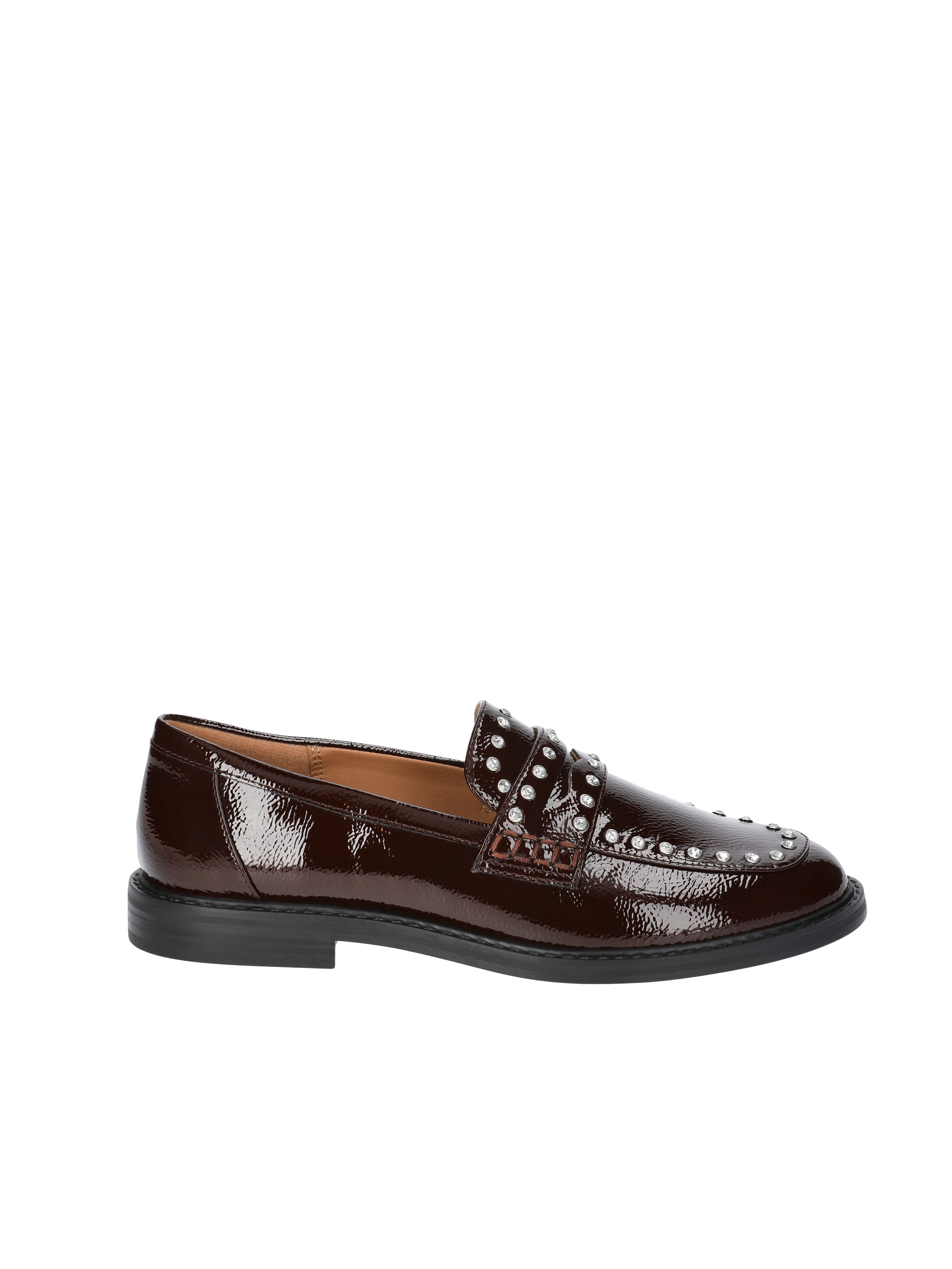 Free Assembly Women's Studded Faux Leather Loafers, Sizes 6-11