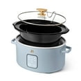 thumbnail image 4 of Beautiful 4Qt Slow Cooker with Touch-Activated Display, Cornflower Blue by Drew Barrymore, 4 of 9