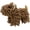 Dark Brown, variant on Shaggy Dog Hand Towel, Cute Chenille Puppy Hand Towel with Hanging Loop, 3D Fuzzy Dog Ball Hand Towel, Soft Absorbent Microfiber Towel for Bathroom Kitchen Sink Countertop Decor