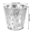 thumbnail image 2 of Hytrove 1Set Unique Planters Iron Circular Flower Buckets for Gardening and Flower Arrangement 16.0x16.0x5.7in, 2 of 8