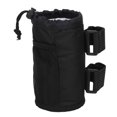 thumbnail image 1 of Portabotellas para bicicleta, ajustable para botellas de 12 a 32 oz, duradero, de tela Oxford, para silla de ruedas, para barras de 0,9 a 2 pulgadas, color negro, 17,5 x 8,5 x 17,5 cm, 1 of 14