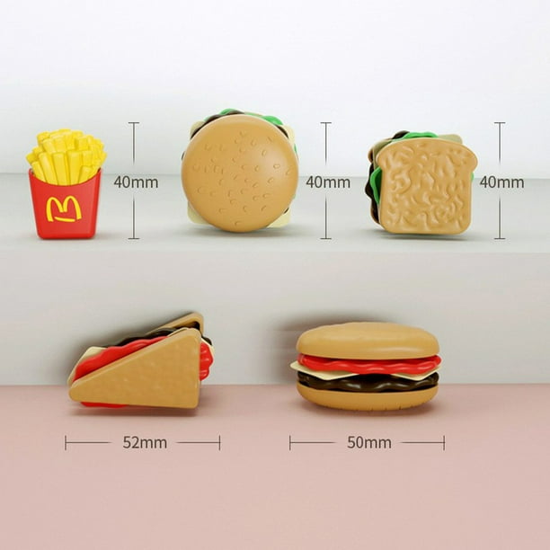 Margot maison de jeu pour enfants jouets Simulation détachable Hamburger  pain frites nourriture occidentale Puzzle ensemble 