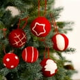 thumbnail image 4 of Stijggn 6pcs Christmas Ornaments Balls Christmas Tree Decorations Shatterproof Plastic Christmas Balls Sets,Small Christma Tree Balls Hanging Ornaments for Xmas Party Holiday Decorations, 4 of 8