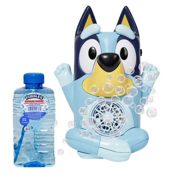 Juguete musical Bubble Toy Bluey para niños pequeños sin derrames con solución