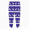thumbnail image 5 of sdbrld Kids Boys Fall Winter Pajamas Christmas Long Sleeve Sleepwear Xmas Clothes and Pj's Pants 2 Piece Outfit Sets Blue Sizes 6-7 Years, 5 of 5
