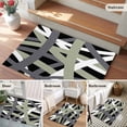 thumbnail image 5 of 2x3 Ft Entryway Area Rug, Sage Green Black Geometric Kitchen Rug Runner Washable Floor Mat, Modern Art Abstract Grey Line Non Slip Indoor Door Mat Throw Carpet for Bathroom Living Room Bedroom, 5 of 8