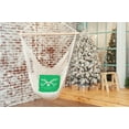 thumbnail image 3 of 20" x 20" Simply Daisy Cool Christmas Deer Polyester Indoor/Outdoor Pillow, Bright Green Qty 1, 3 of 3