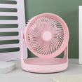 thumbnail image 2 of 3 Speed Silent Desk Fan USB Powered Portable Mini Fan Adjustable Angle Personal Cooling for Home Office Travel by PALIFEUR, 2 of 8