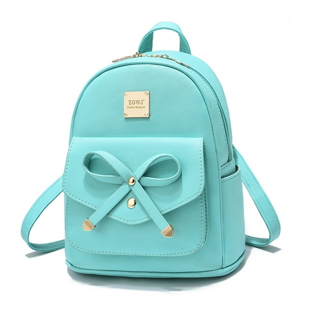 Girls Mini Leather Backpack Purse 3 Pieces Set Bowknot Small Backpack