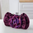 thumbnail image 4 of Bolso de mano con diseño de flores, nuevo bolso de hombro de noche con flores rosas, bolso de boda, 2024, 4 of 5