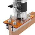 thumbnail image 2 of 2-in-1 Compact Aluminum Alloy Wood Router Base with 0-5cm Thickness Capacity - Portable Palm Router Stand for Precise Grooving, Chamfering, Curve Cutting & Pattern Processing on Wood, Plastic &, 2 of 6