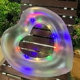 thumbnail image 7 of FEISHENTT Glowing Colorful Love Inflatable Pool Floats Swim Tube Summer Water Beach Lake Party Supplies, 7 of 7