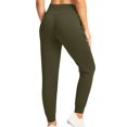 thumbnail image 3 of ABATAB Women's Joggers Pants with Pockets Comfortable Drawstring Workout Pants Lightweight Lounge Athletic Running Cinch Trousers, 3 of 6