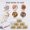 thumbnail image 7 of Beauticom 1000 Pieces High Quality 10 Gram 10 ml (0.3 oz) Plastic Clear Round Cream Lotion Beauty Sample Jars with (Clear Lids), 7 of 7