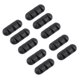thumbnail image 4 of 10pcs Management Management Organizer 3-slot TPR Autoadhesivo Soporte de cable de escritorio, 4 of 7