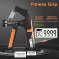 thumbnail image 4 of sunsanly Grip Strength Trainer with Counter 10-120KG Adjustable Countable Men Women Forearm Exerciser Hand Grip Power Strengthener Developer Fitness Equipment, 4 of 8