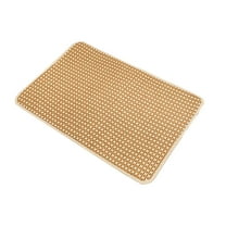 FeiFu Summer Pet Cats Cool Mat Cats Bed Pad Natural Rattan Straw Mat Summer Cats Beds Sofas for All Seasons Summer Cool Pads Pet Mat