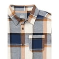 thumbnail image 3 of Wonder Nation Boys Flannel Shirt, Sizes 4-18 & Husky, 3 of 3