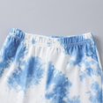 thumbnail image 5 of KEXE Little Girls Tie‑Dye Hoodie Set Star Long‑Sleeve Cropped Hooded Sweatshirt Flare Pants, 5 of 9