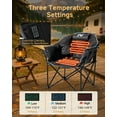thumbnail image 3 of MOPHOTO Heated Camping Chair with Headrest Pad,Oversized Heated Chair Outdoor Sports,Heated Camp Chair Seat Supports 500 lbs,Heating Folding Chair for Camping,Patio,Picnic, 3 of 8