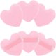 thumbnail image 1 of 6pcs Heart Shaped Makeup Puff, Portable Finger Applicator for Loose Powder, Soft & Lightweight Beauty Tool for Daily & Professional Use, 1 of 4