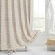 thumbnail image 1 of Juego de cortinas de baño bohemias de granja, modernas cortinas de baño de algodón y lino para decoración de baño de campo neutro, marrón amarillento, marrón grisáceo, país F, 1 of 1