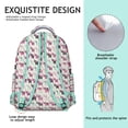 thumbnail image 5 of Cute Elephant Pattern Backpack - Durable Waterproof Bookbag for College, Trendy Laptop Backpack for Work, Comfortable Straps, Elephant Themed Gift, 5 of 6