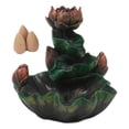 thumbnail image 2 of Ebros Zen Lotus Blossom Backflow Incense Cone Burner Tower Statue 4.25"Tall, 2 of 6
