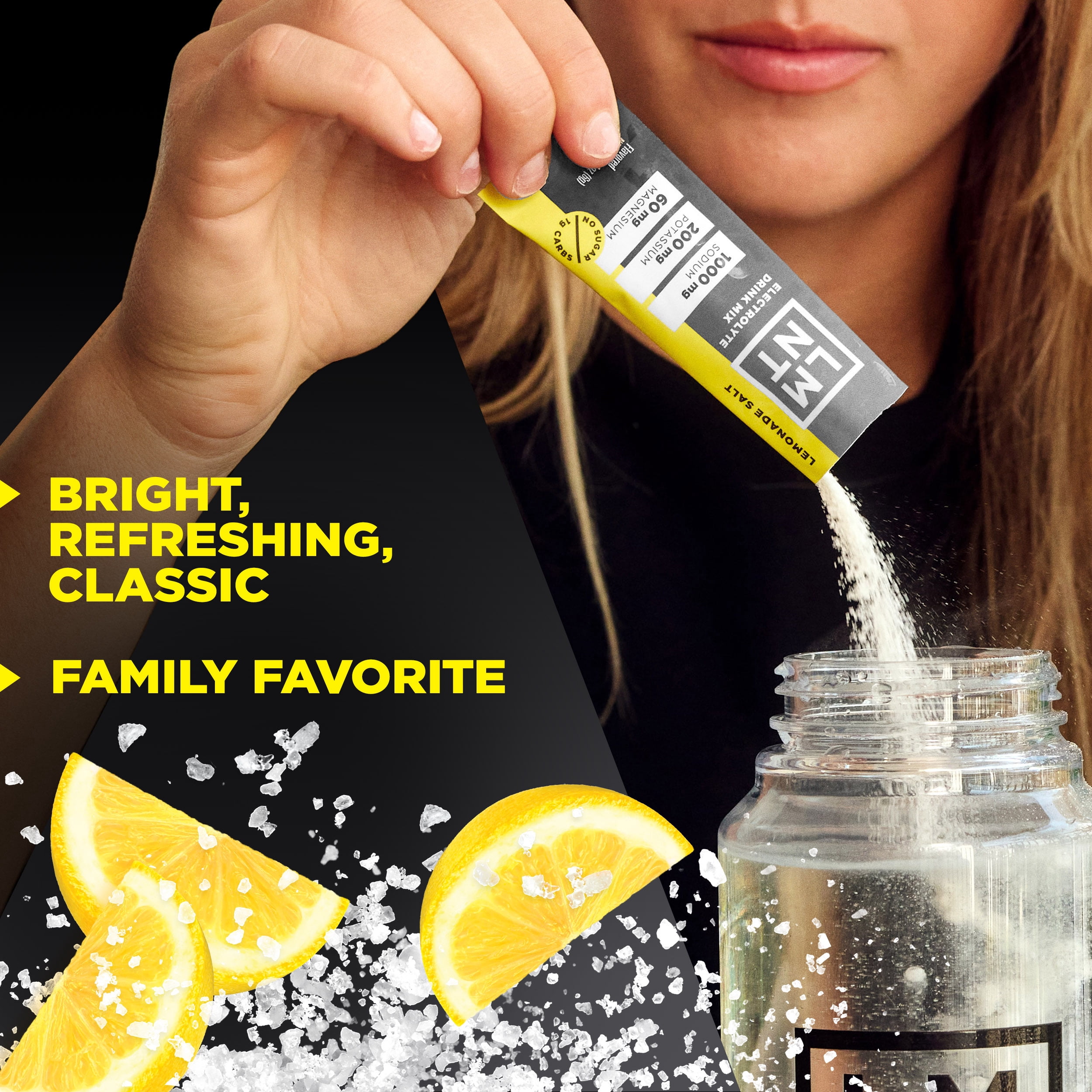 LMNT Zero Sugar Electrolyte Drink Mix - Lemonade - 6 Count