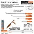 thumbnail image 1 of Juego con 4 barras de palanca, Truper Truper BAPA-J4, 1 of 1