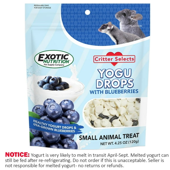 Exotic Nutrition Yogu Drops With Blueberry 4.25 oz.