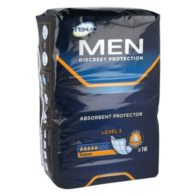 TENA Men Level 3 16 Units - high absorbency underwear protector for men 