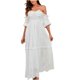 thumbnail image 1 of Moda mujer sexy manga corta sin tirantes sin espalda tubo superior noche vestido largo Fridja bnh6650, 1 of 1