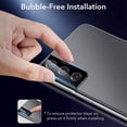 thumbnail image 3 of TopLLC For Galaxy S21 Aluminum Alloy Tempered Glass Screen Rear Camera Lens, 3 of 3