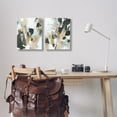 thumbnail image 3 of Stupell Industries Modern Black Splatter Abstractions 2pc Canvas Art Set, 16 x 20 each, by June Erica Vess, 3 of 8