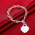 thumbnail image 1 of Pulsera de cuerda trenzada para hombre y mujer, de Plata de Ley 925 de alta calidad, 4MM, joyería de moda, 1 of 4