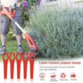 thumbnail image 4 of Cuchillas de plástico de repuesto para cortacésped, cuchillas de plástico para bordeadora de jardín y césped, 100 Uds. (rojo) Sailing  Electrónica, 4 of 5