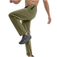 thumbnail image 6 of Clearance YLSDY Men's Hiking Pants Running Pants Quick Dry Lightweight Water Resistant Elastic Waist Cargo Pants for All Seasons Army Green XXL, 6 of 8