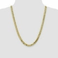 thumbnail image 4 of 10k Yellow Gold 7.25mm Flat Beveled Curb Chain, 4 of 4