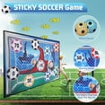 thumbnail image 3 of Vggrvlo Toy Soccer Ball Game Set Soccer Ball Indoor Target Toss Party Game with 1 Balls, 1 Flannel Target for 3-5, 6-8, 8-12 Year Old Ki+ds Birthday (C), 3 of 7