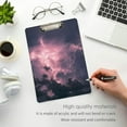 thumbnail image 5 of Coolnut Thunder Lightning Clipboard, Acrylic Standard A4 Letter Size Clip Board with Low Profile Clip for Office, Classroom, Doctor, Nurse and Teacher, 12.5"x9", 5 of 7