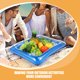 thumbnail image 4 of Barra para servir inflable, refrigerador para Buffet de hielo, barra para servir comida, ensalada, bandeja para servir bebidas, refrigerador para Buffet para Picnic en la piscina, 2 uds., 4 of 4