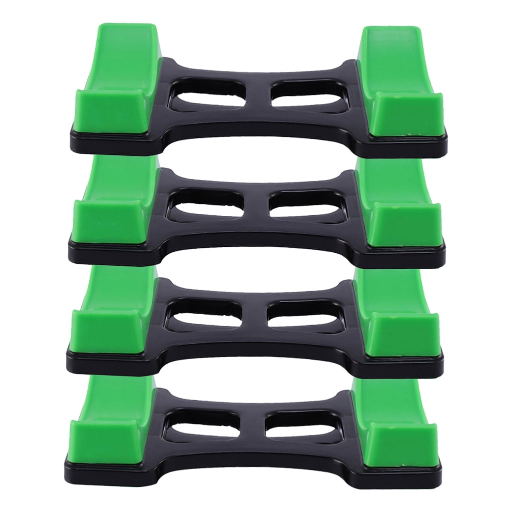 ETHZZLE 4Pcs Sturdy Dumbbell Bracket Stable Weight Rack for Home Workout Storage