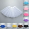 thumbnail image 5 of Women Tulle Star Skirt Baby Girls Kids Ballet Dancewear tuitui Skirt 3 Layers, 5 of 11