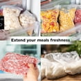 thumbnail image 5 of 25 COUNT 4 Gallon Disposable Food Storage Freezer Bags - 4 MILL. EXTREME THICK BAGS Large Super Spacious Strong Clear Big Bags, Zipper, Heavy Duty Plastic For Clothing, Toys, Moving,( 18''x20''), 5 of 5