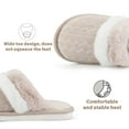 thumbnail image 5 of BERANMEY Cozy Slippers for Women House Shoes with Memory Foam Insoles Soft Fuzzy Cozy Indoor & Outdoor Anti Skid Rubber Sole Great Gift for Mom Girlfriend Ladies, 5 of 8